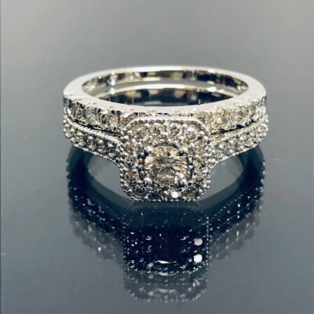 Engagement Ring Diamond White Gold